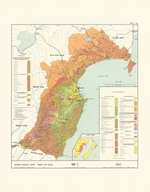 National resources survey. Hawke's Bay Region / compiled and drawn by the Department of Lands and Survey.