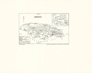 Jamaica / drawn by the Department of Lands & Survey, New Zealand.