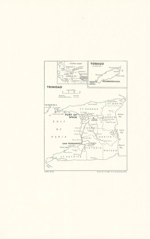 Trinidad, Tobago / drawn by the Dept. of Lands & Survey, N.Z.