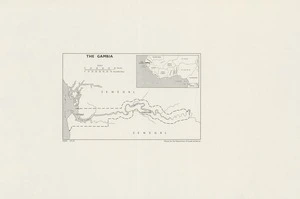 The Gambia / drawn by the Department of Lands & Survey.