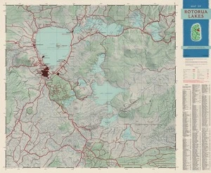 Map of Rotorua lakes / drawn by R.J.F. Wilson.