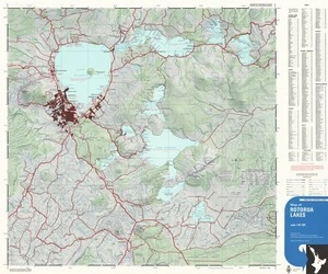 Map of Rotorua lakes.