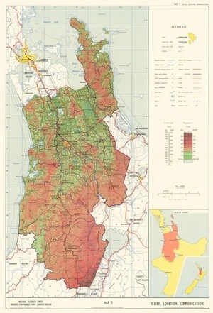 National resources survey. Waikato-Coromandel-King Country Region.