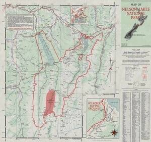 Map of Nelson Lakes National Park / drawn by D.A. MacMorland.