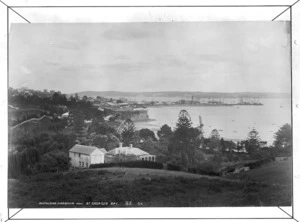 Valentine, George Dobson, 1852-1890 : Photograph of the area surrounding St Georges Bay, Parnell, Auckland