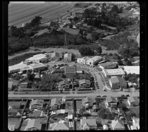 Businesses including Alex Fleet, Auckland Mattress, C&C Plumbers, Richard Barry, Lawrence Lace Mills, and Morris & Harrison at the Tui Street industrial area, New Lynn, Waitakere City, Auckland