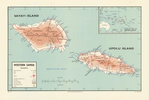 Western Samoa / drawn by the Dept. of Lands & Survey, N.Z.