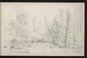 Guérard, Eugen von, 1811-1901: La Trobe River Gippsland Mr. J[ohn] Kings Station. 19 & 20 Nov. 60.