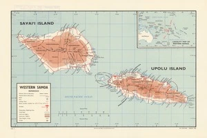 Western Samoa / drawn by the Dept. of Lands & Survey, N.Z.