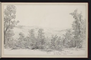 Guérard, Eugen von, 1811-1901: View in the Valleys of the Wongungara [Wongungarra] and Wonongatta [Wonnangatta] from Louisa Range. 3 Dec. 60