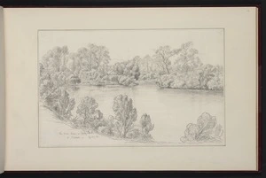 Guérard, Eugen von, 1811-1901: The River Avon Bushy Bark & Boisedale. 27. Dec.60