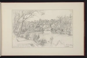 Guérard, Eugen von, 1811-1901: Red Bank on the Avon near Clyde Bank. Gippsland. 30. Dec. 60