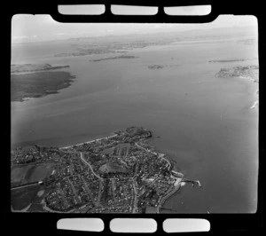 View towards Brown Island from Devonport, Auckland Region