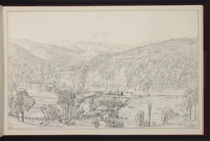 Guérard, Eugen von, 1811-1901: Buchan Station & Mt. Dawson. 8 & 9 January 1861