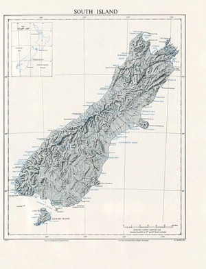 South Island / drawn by the Department of Lands and Survey..