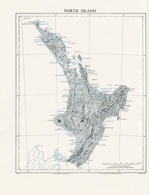 North Island / drawn by the Department of Lands and Survey..