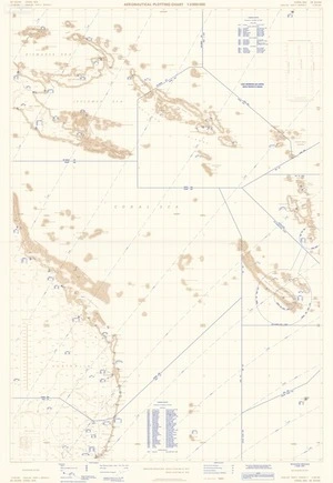 Aeronautical plotting chart 1:3,000,000. Coral Sea.