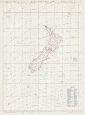 Aeronautical plotting chart 1:3,000,000. New Zealand-Macquarie-Norfolk.