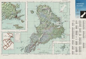 Map of Stewart Island.