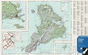 Map of Stewart Island.