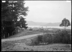 Kiwi Bay from John St., Raglan, 1910 - Photograph taken by Gilmour Brothers