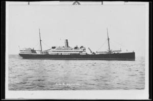 The ship R M S Ruahine at sea