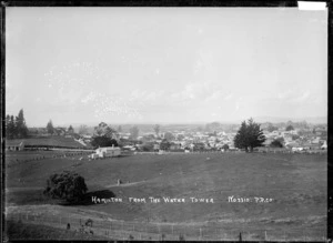 View of Hamilton, taken from the top of the water tower, circa 1910s