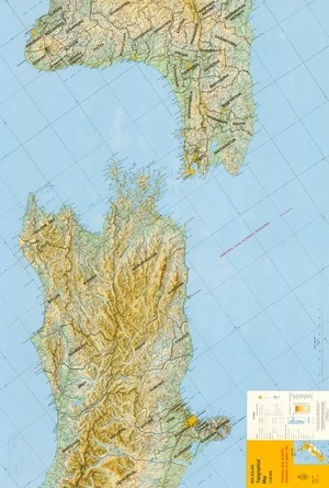 New Zealand topographical map 1:500,000 : territorial local authority boundaries as at March 1983