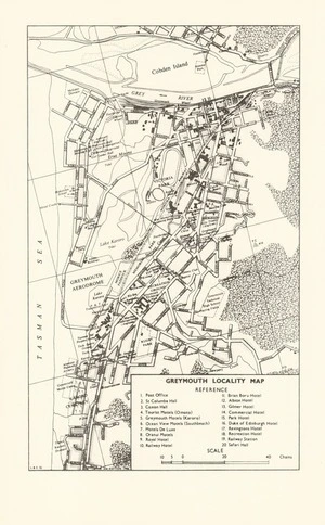 Greymouth locality map.