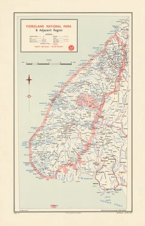 Fiordland National Park & adjacent region / prepared by the Lands & Survey Dept. ; P.T. Robinson Feb. 1960.