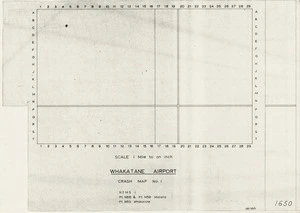 Whakatane airport : crash map no 1.