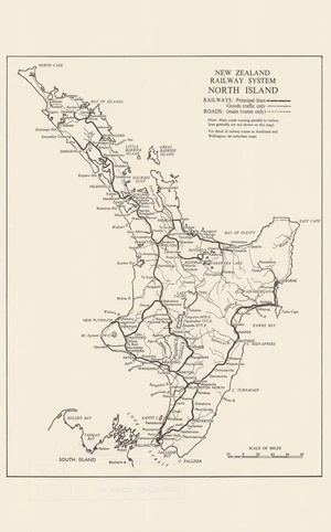 Railways North Island / drawn by the Department of Lands & Survey.