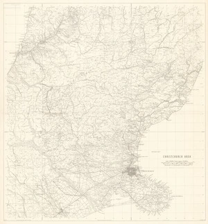 Christchurch area / drawn by the Department of Lands & Survey.