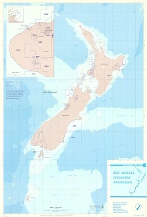 New Zealand petroleum concessions / prepared by the Department of Lands and Survey N.Z., under the authority of W.N. Hawkey, Surveyor General for the Ministry of Energy.