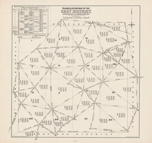 Triangulation map of the Grey District / surveyed by J.A. Connell, Oct, 1877 ; W.W.J. Spreat, Lith. February, 1879.
