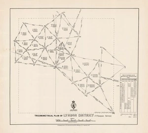 Trigonometrical plan of Lyndon District / J.T. Thompson Surveyor ; drawn by R.G. Begley.