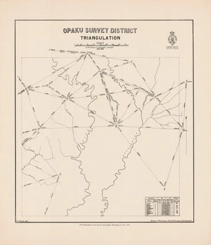 Opaku Survey District triangulation / H.W. Climie & A Teesdale Surveyors. 1879-1880 ; W. Gordon del.