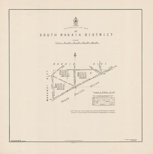 Triangulation map of South Rakaia District / survey by W. Kitson, July, 1874 ; drawn by E.M. Metcalfe.