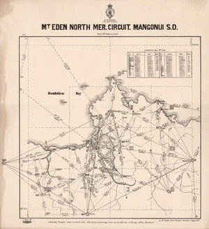 Mt Eden North meridional circuit, Mangonui S.D. / C. Palmer delt.