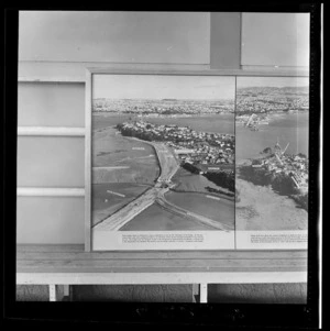 Northcote approach, Auckland Harbour Bridge, photograph used in the Changing Auckland Exhibition