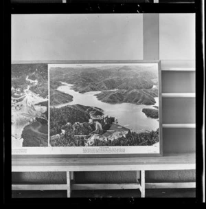Hunua Dam, Auckland Region, photograph used in the Changing Auckland Exhibition