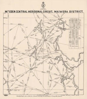 Mt Eden Central meridional circuit, Waiwera District / C. Palmer Delt.