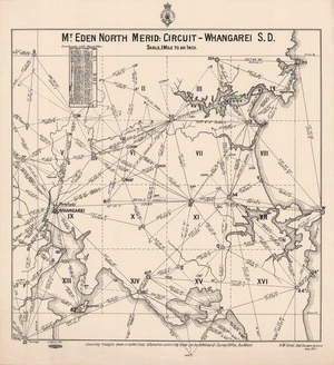 Mt Eden North merid: circuit, Whangarei S. D. / C. Palmer delt.