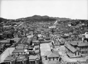 Part 3 of a 3 part panorama of Newtown, Wellington