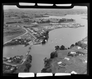 Pakuranga and the new Tamaki Bridge, Manukau City, Auckland Region