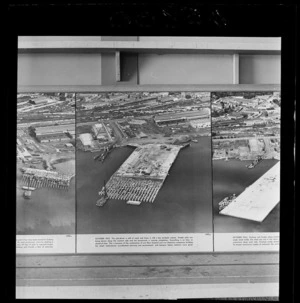 Jellicoe Wharf, Ports of Auckland, photograph used in the Changing Auckland Exhibition