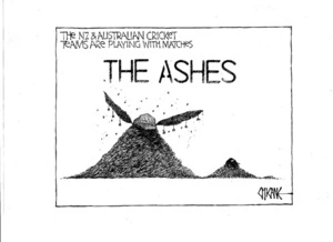 The Ashes - the NZ & Australian cricket teams are smokin'. 5 December 2010