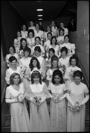 Debutantes at the Hutt Valley Charity Ball