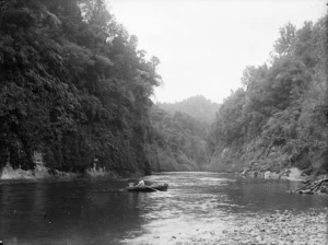 Thomas William Downes on the Whanganui River