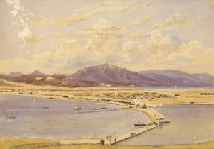 Smith, William Mein 1799-1869 :The Inundation and neutral ground from Lower Crutchets, Gibraltar, 10 Jan. [1832]